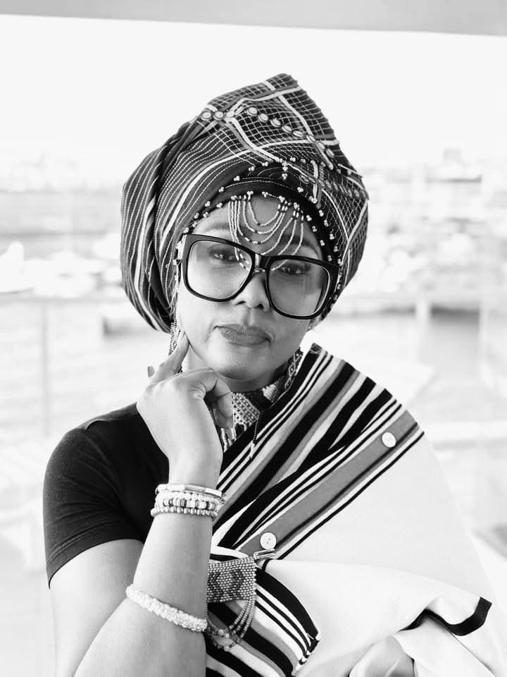 Buli Mooi in a beaded Xhosa headwrap
