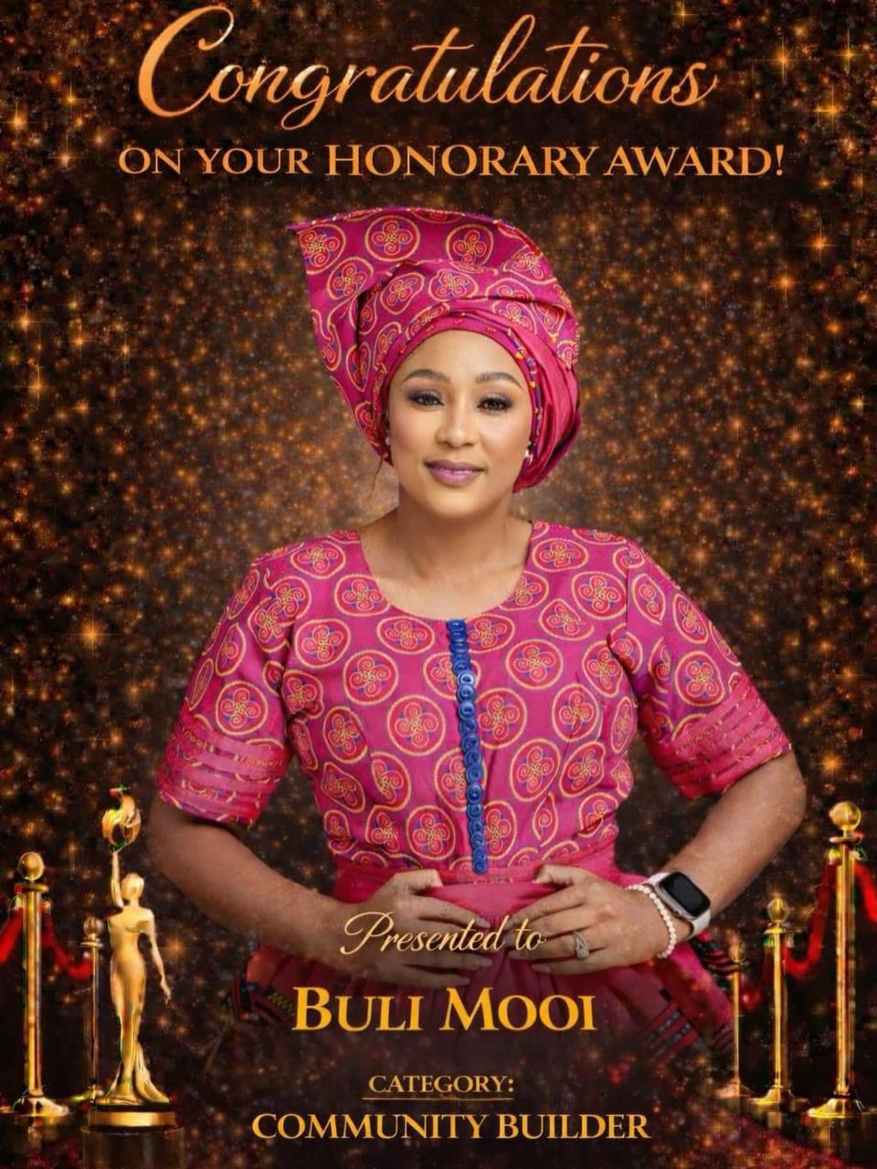 Buli honoured with a Community Builder award